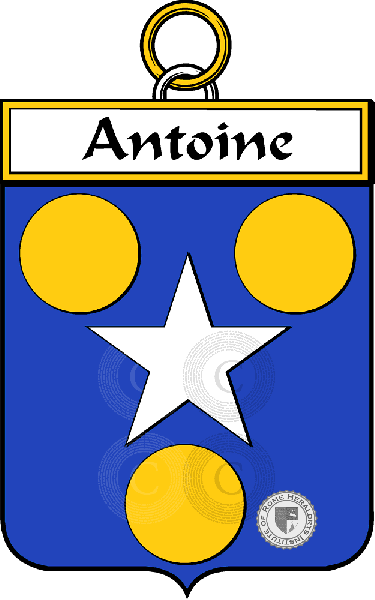 Coat of arms of family Antoine