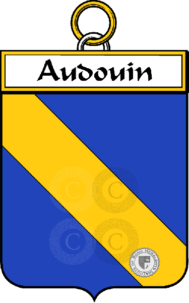Brasão da família Audouin