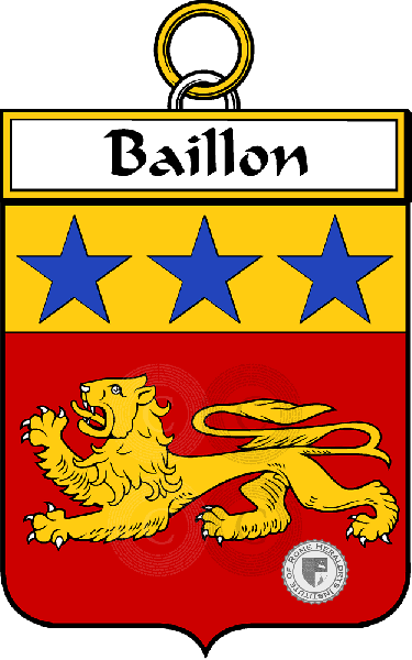 Brasão da família Baillon