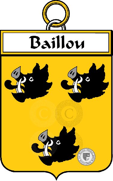 Escudo de la familia Baillou