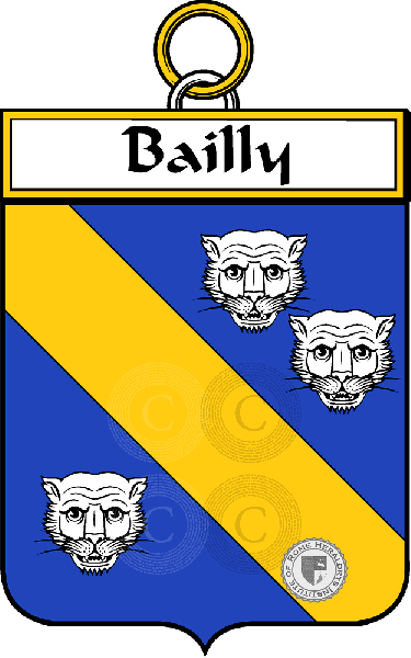 Brasão da família Bailly