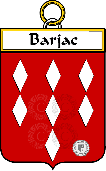 Brasão da família Barjac