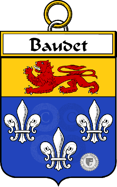 Coat of arms of family Baudet