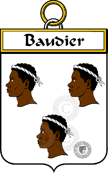 Escudo de la familia Baudier