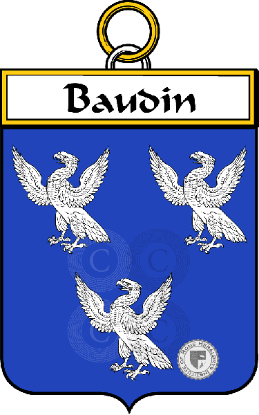 Coat of arms of family Baudin
