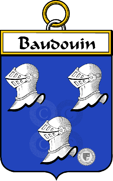 Escudo de la familia Baudouin