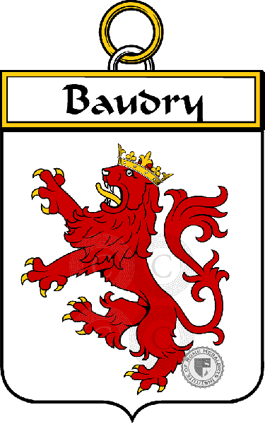 Wappen der Familie Baudry