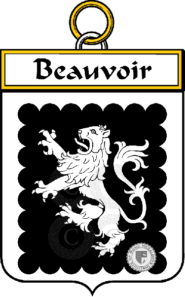 Brasão da família Beauvoir