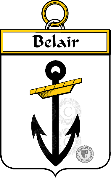 Escudo de la familia Belair