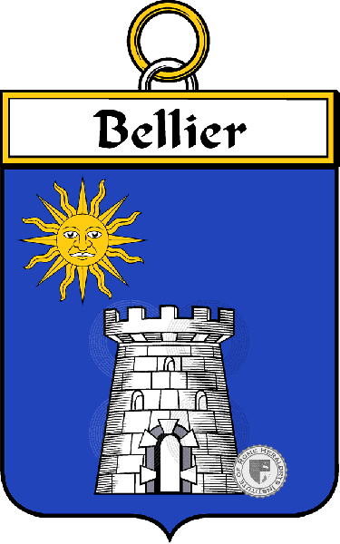 Coat of arms of family Bellier