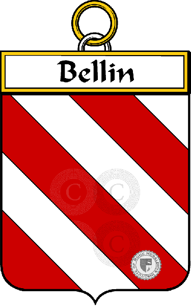 Coat of arms of family Bellin