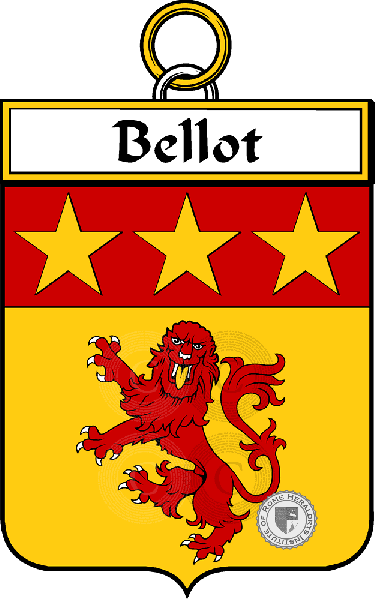 Coat of arms of family Bellot