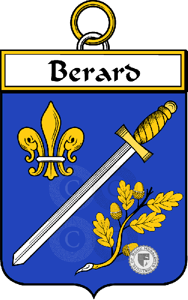 Coat of arms of family Berard