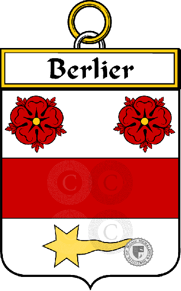 Coat of arms of family Berlier