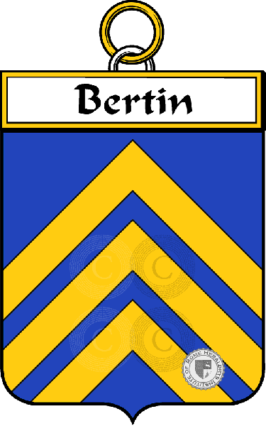 Coat of arms of family Bertin