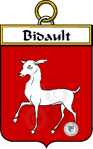 Wappen der Familie Bidault