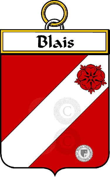 Coat of arms of family Blais