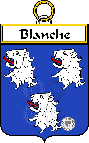 Escudo de la familia Blanche