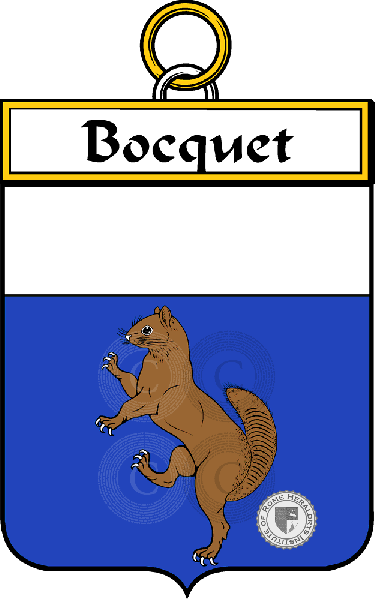 Escudo de la familia Bocquet
