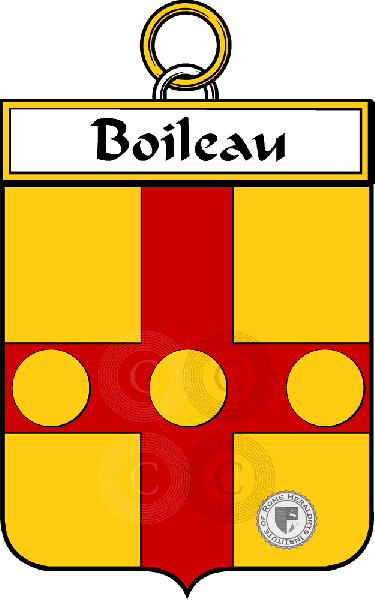 Wappen der Familie Boileau