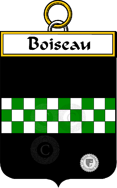 Escudo de la familia Boiseau