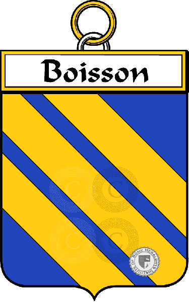 Brasão da família Boisson