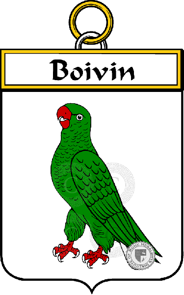 Coat of arms of family Boivin