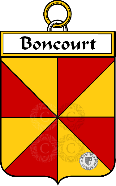Escudo de la familia Boncourt