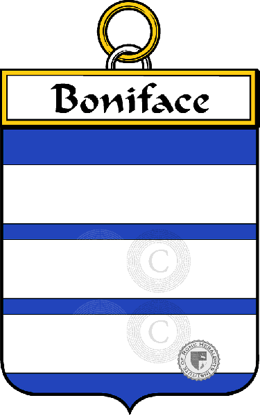 Brasão da família Boniface