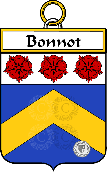 Coat of arms of family Bonnot