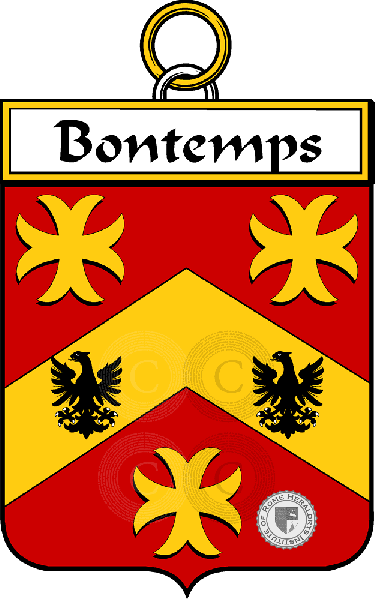 Coat of arms of family Bontemps