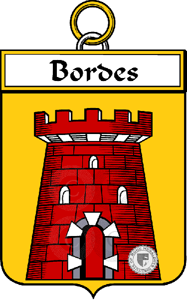 Coat of arms of family Bordes