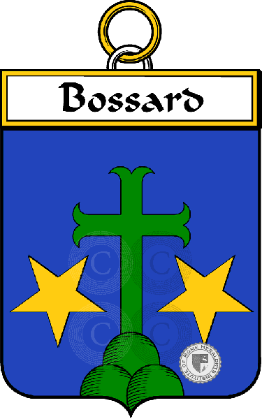 Coat of arms of family Bossard
