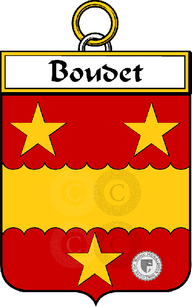 Coat of arms of family Boudet