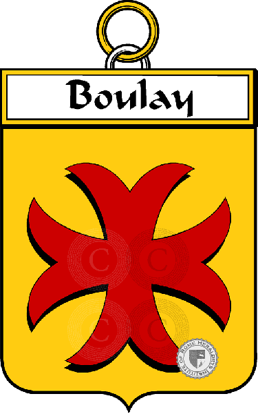 Brasão da família Boulay