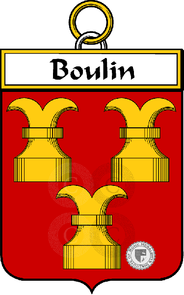 Coat of arms of family Boulin
