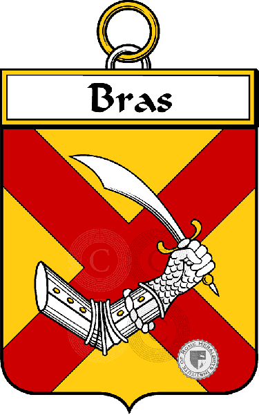 Coat of arms of family Bras