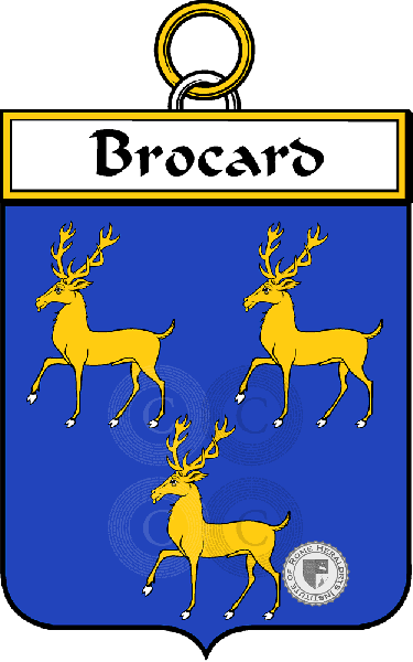 Escudo de la familia Brocard