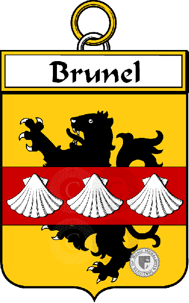 Coat of arms of family Brunel