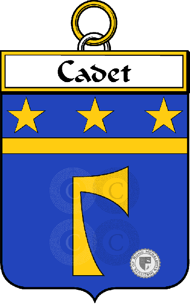 Escudo de la familia Cadet