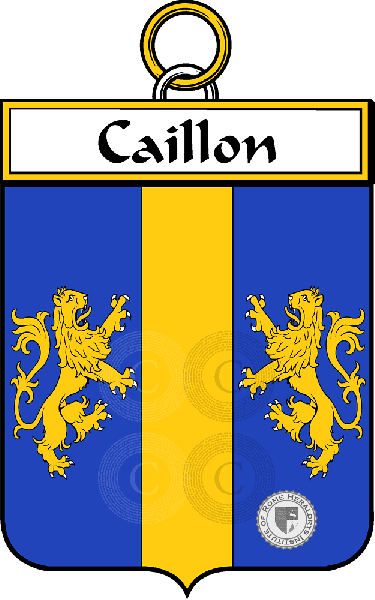 Brasão da família Caillon