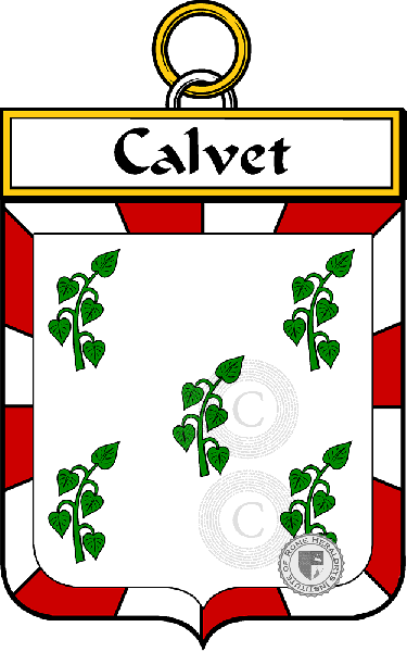 Brasão da família Calvet