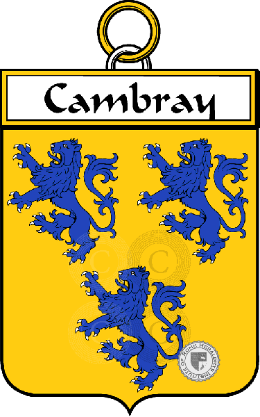 Coat of arms of family Cambray