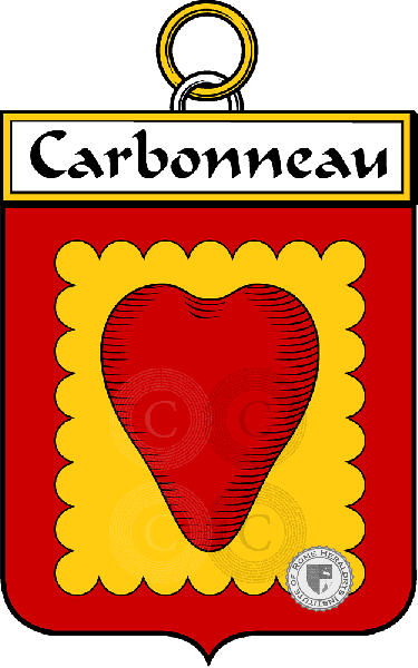 Escudo de la familia Carbonneau