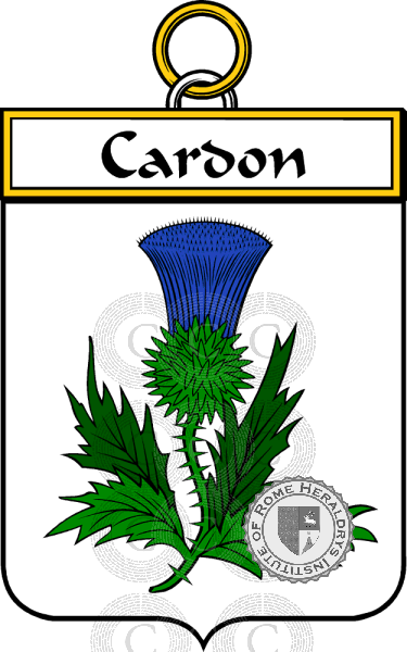 Coat of arms of family Cardon