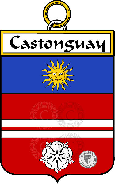 Stemma della famiglia Castonguay (Gay dit Castonguay)