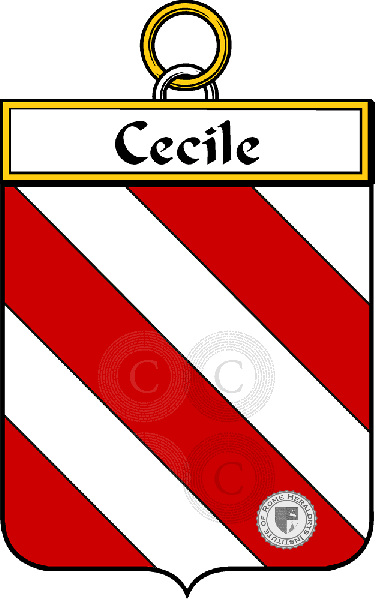 Wappen der Familie Cecile