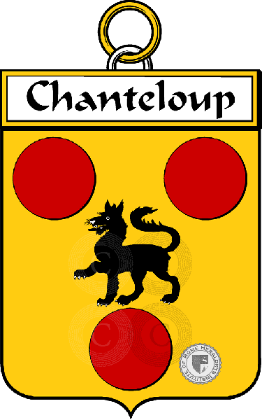 Coat of arms of family Chanteloup
