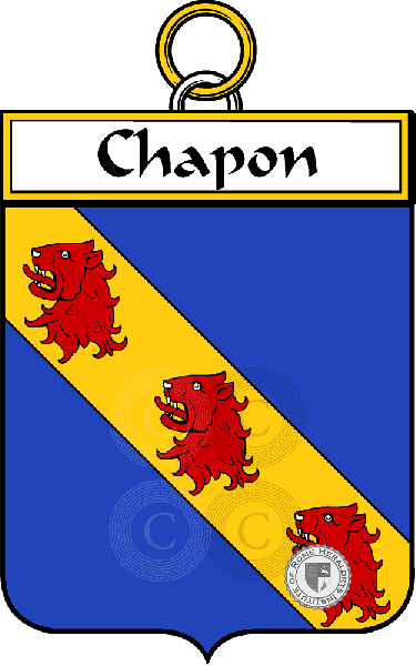 Escudo de la familia Chapon