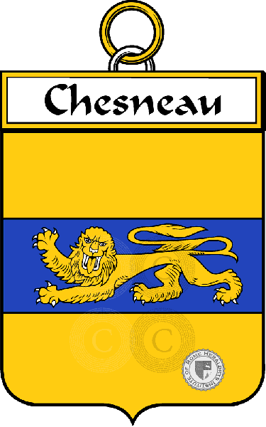 Coat of arms of family Chesneau